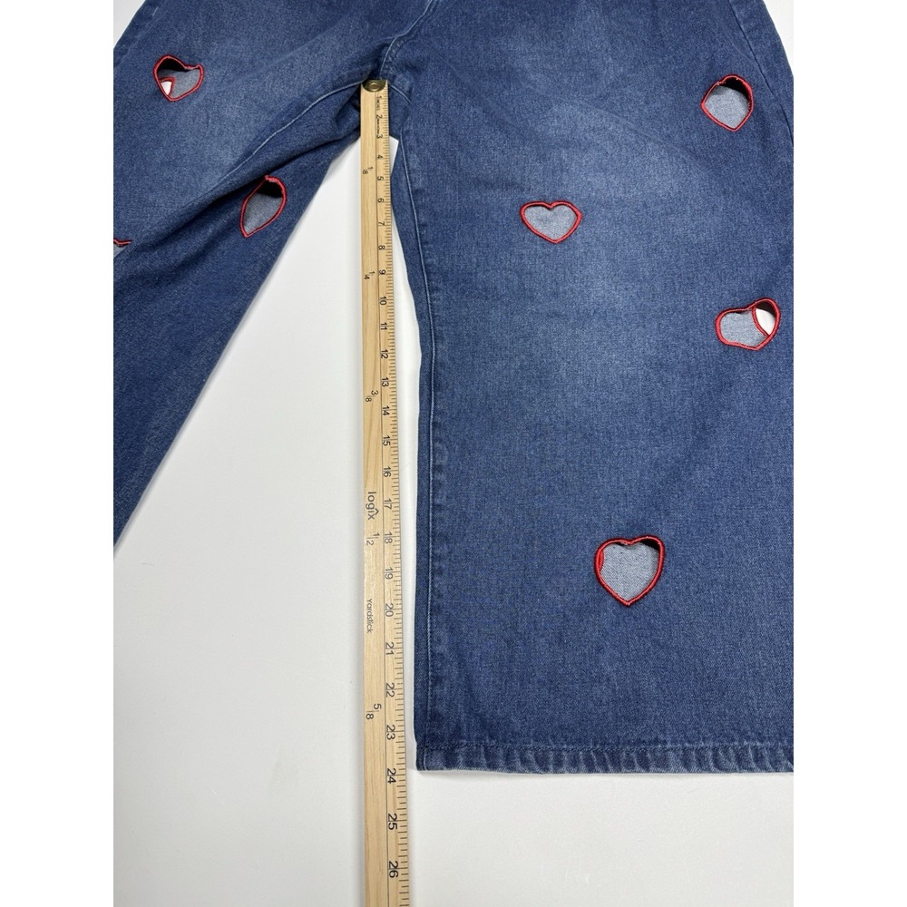 Shiny‎ By Nature Heart Cut Out Jeans 3XL Medium Wash - Picture 8 of 16